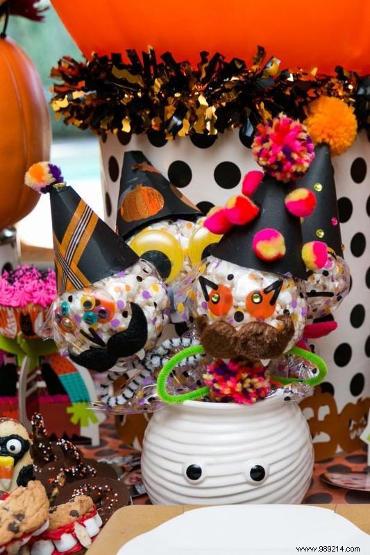 How to Make Personality Halloween Popcorn Balls