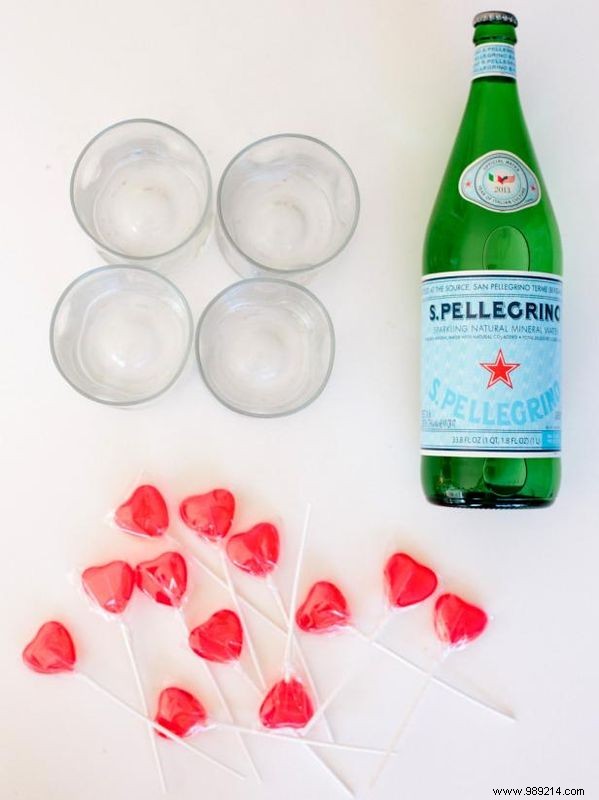 How to make heart lollipop drinks