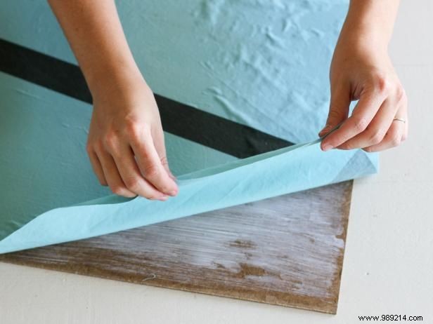 How to make no-sew fabric slate tablecloths