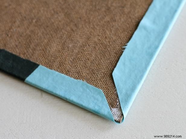 How to make no-sew fabric slate tablecloths