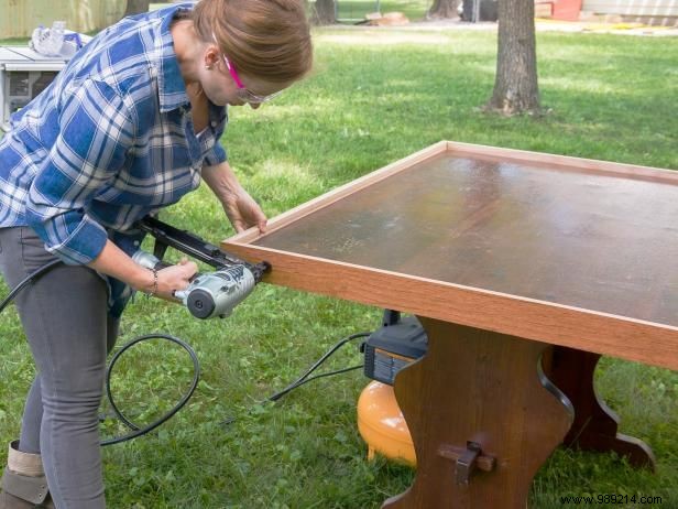 How To Over a Dining Table With Hardwood Floors