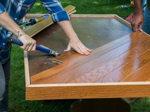 How To Over a Dining Table With Hardwood Floors