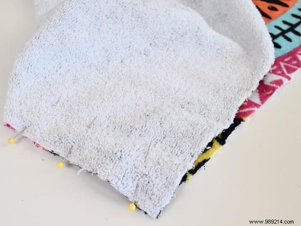 How to make outdoor slips from beach towels