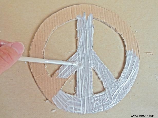 How to Make Peace Sign Christmas Ornaments