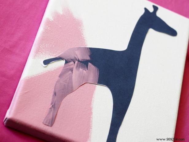 How to Make Silhouette Canvas Artwork for a Child s Bedroom