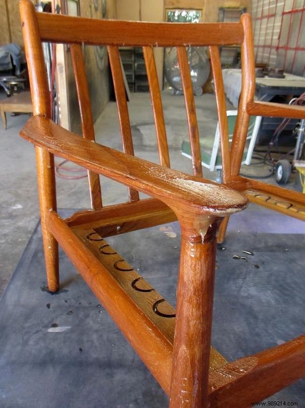 How to Finish a Vintage Mid-Century Modern Chair