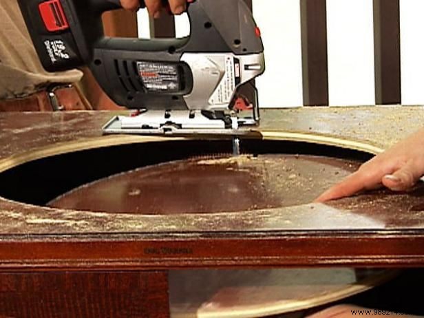 How to repurpose an old cabinet into a vanity