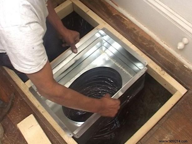 How to replace ductwork and install a return vent