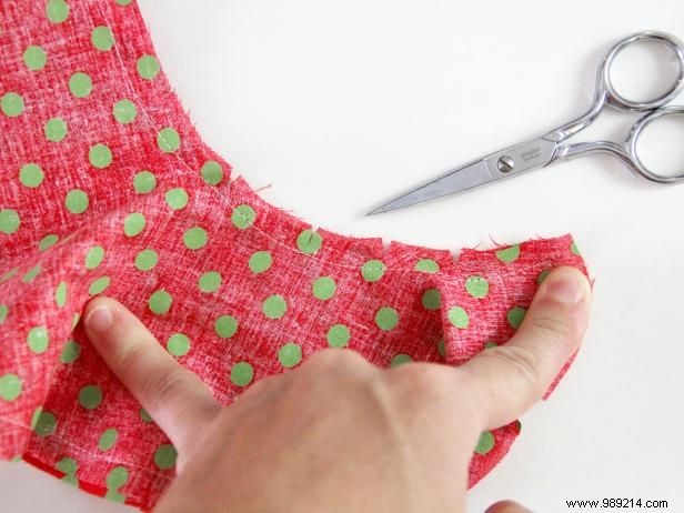 How to sew a Christmas elf stocking