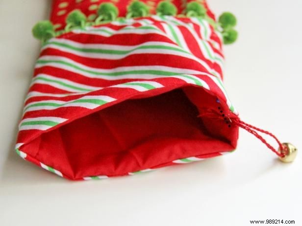 How to sew a Christmas elf stocking