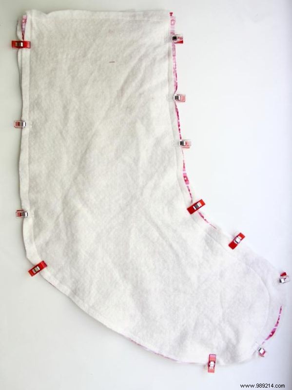 How to Sew an Easy Color Block Christmas Stocking