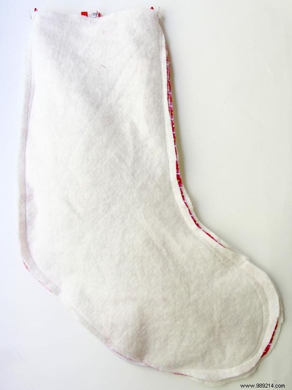 How to Sew an Easy Color Block Christmas Stocking