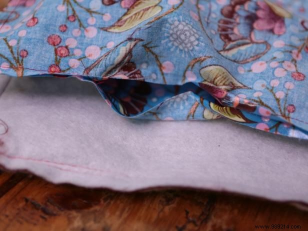 How to sew a lined makeup bag