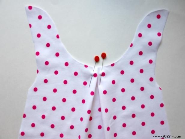 How to sew a knit baby dress