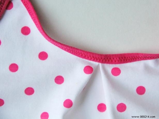 How to sew a knit baby dress