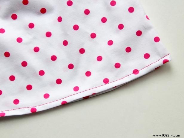 How to sew a knit baby dress