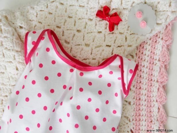 How to sew a knit baby dress