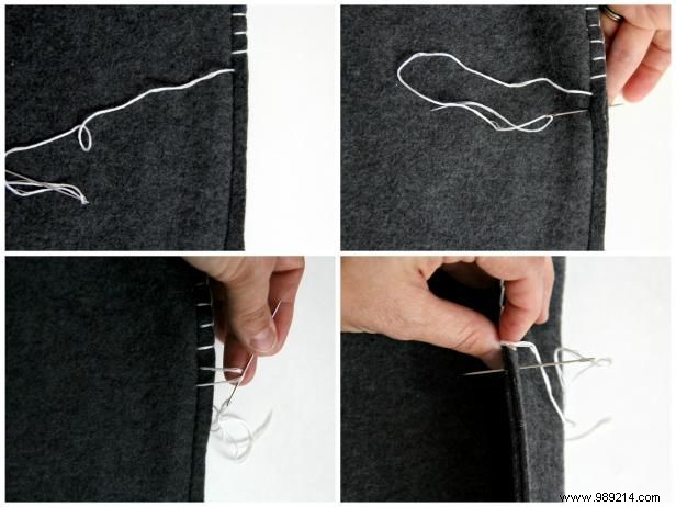 How to sew a fleece Christmas stocking