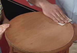 How to stain wooden furniture