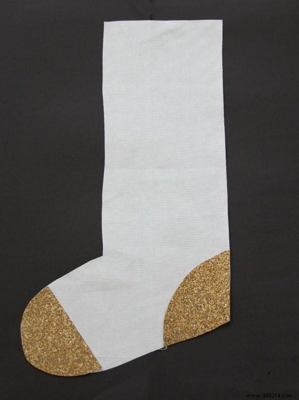 How to sew and stamp a henna inspired Christmas stocking