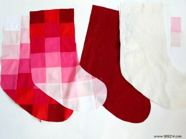 How to Sew an Ombre Christmas Stocking