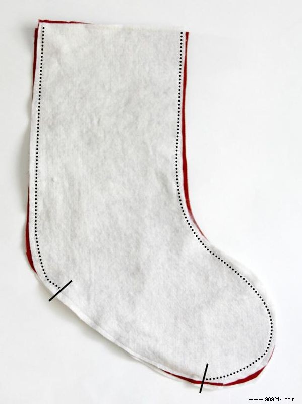 How to Sew an Ombre Christmas Stocking