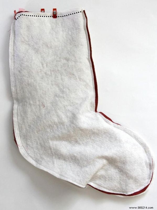 How to Sew an Ombre Christmas Stocking