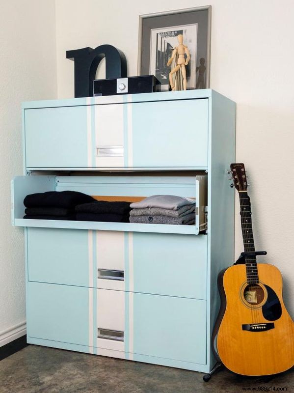 How to turn a flip-top file cabinet into a stylish dresser