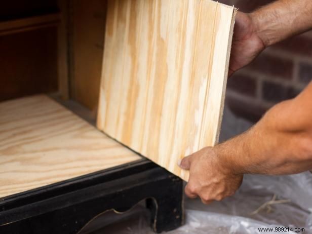 How to turn a dresser into a pet bed and nightstand