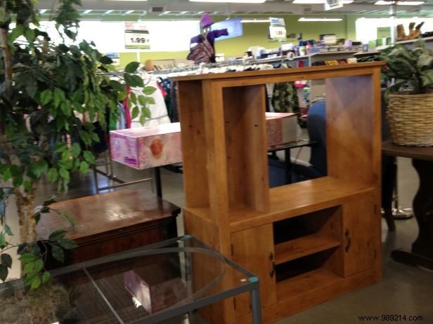 How to turn an old entertainment center into a play kitchen