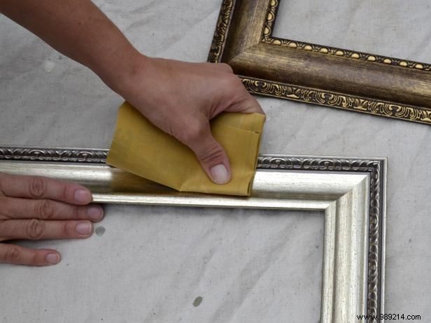 How to turn a picture frame into a Cork message board