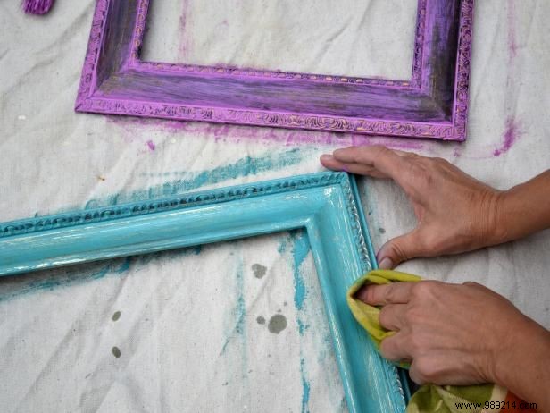 How to turn a picture frame into a Cork message board