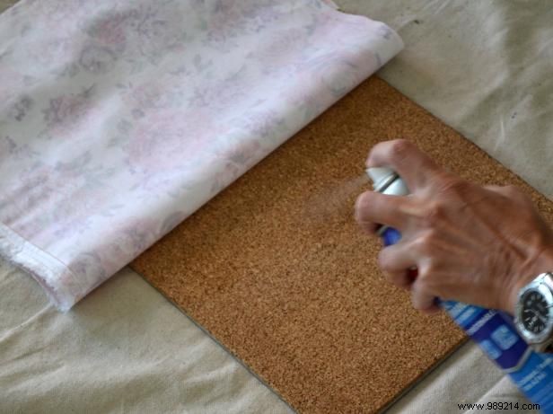 How to turn a picture frame into a Cork message board