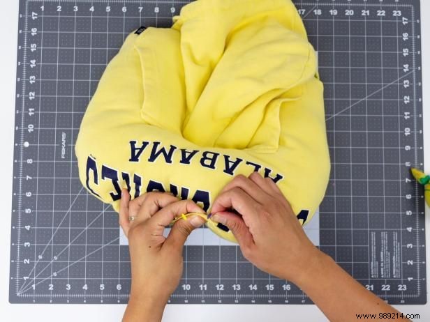 How to Recycle a Hoodie into a Cozy Travel Pillow