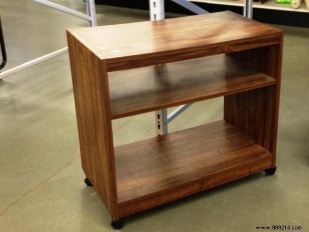 How to turn old furniture into a kids workbench