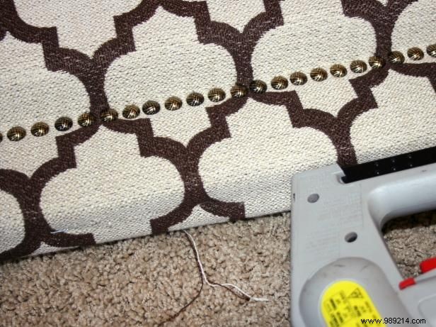 How to Upholster a Nailhead Headboard