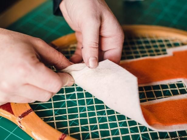 How to use vintage tennis rackets as varsity-themed chair cleats