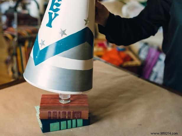 How to use megaphones as floral containers varsity-chic