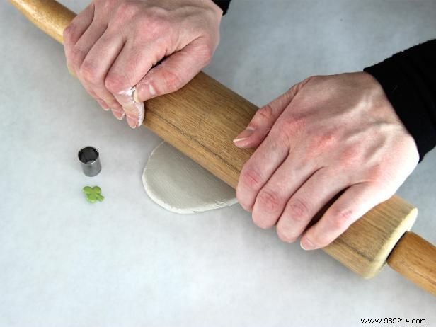 Make an air-dry clay shamrock necklace for St. Patrick s Day