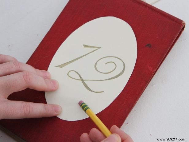 Make Wedding Table Numbers From Old Books