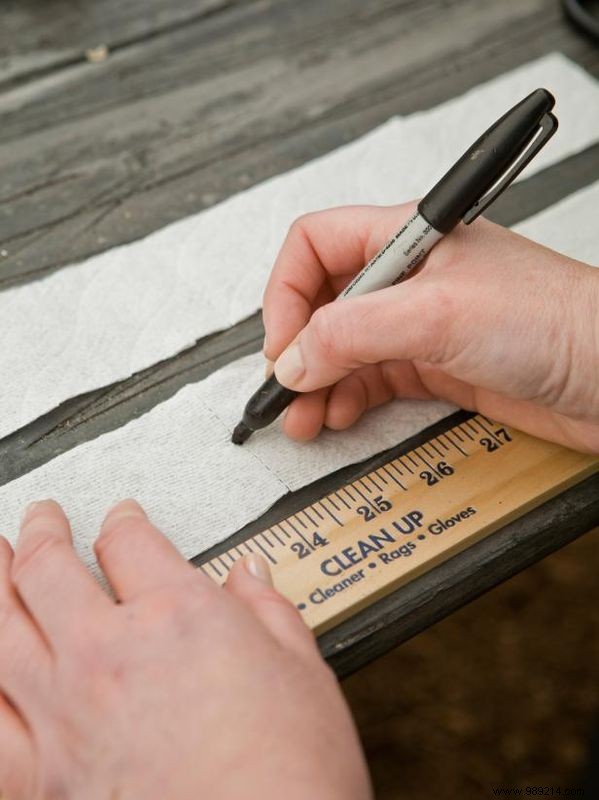 Make toilet paper seed tape