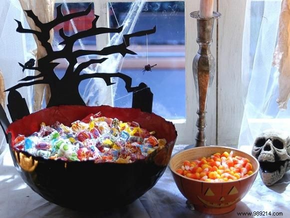 Paper Mache Candy Bowl