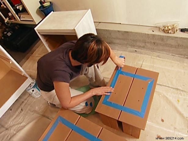 Recycle bedroom furniture by painting it