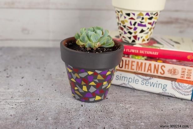 Quick Trend Create Faux Terrazzo Planters