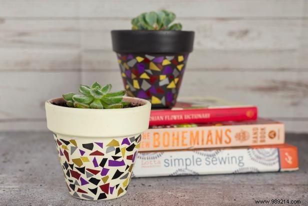 Quick Trend Create Faux Terrazzo Planters