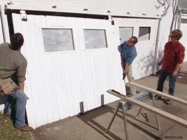 Vintage Sliding Garage Door Restoration