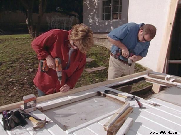 Vintage Sliding Garage Door Restoration